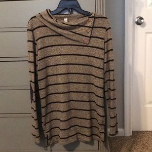 Elbow Patch Stripe Tee